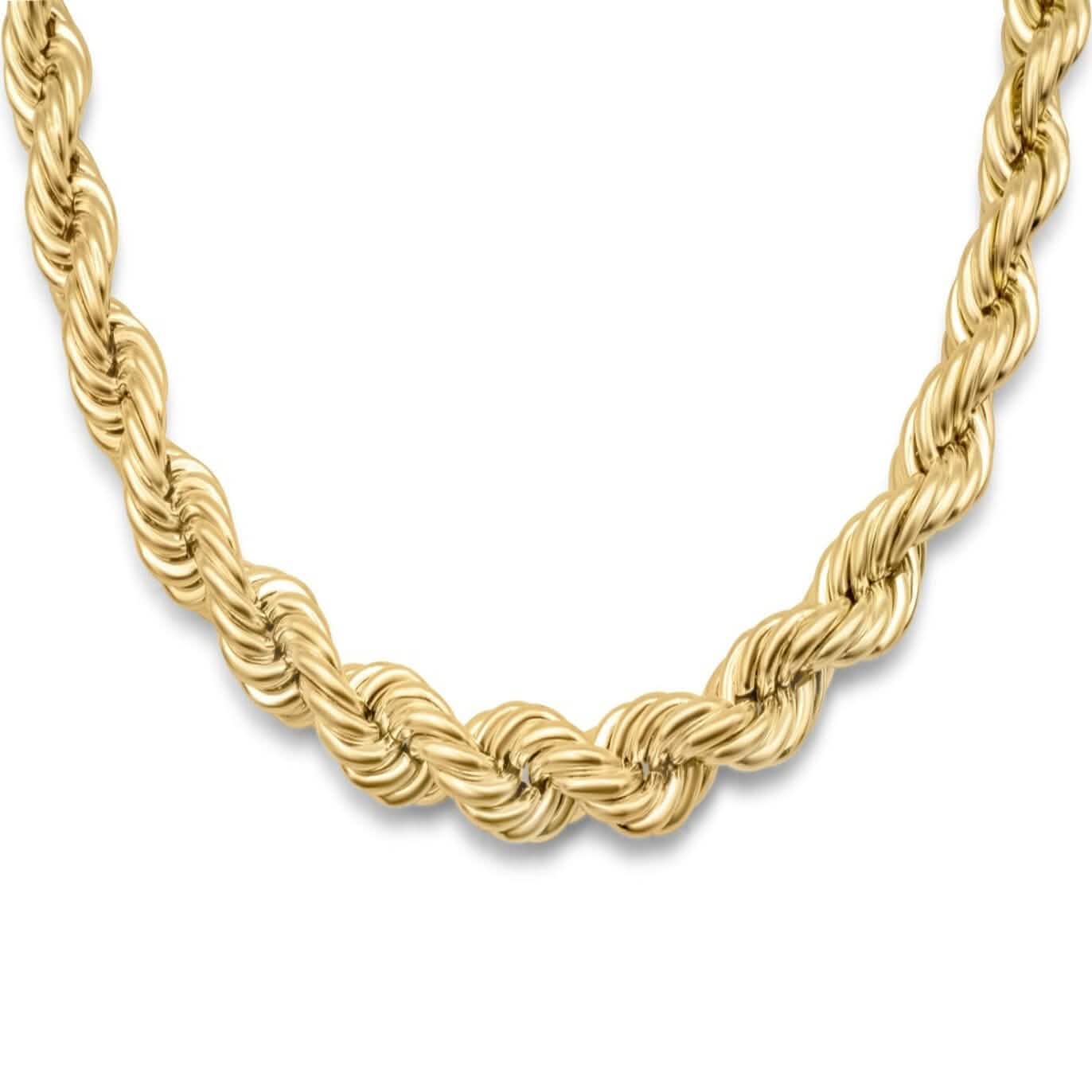 Rope Chain in Yellow Gold - 10mm DailySale