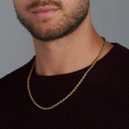 Rope Chain in Yellow Gold - 3mm DailySale