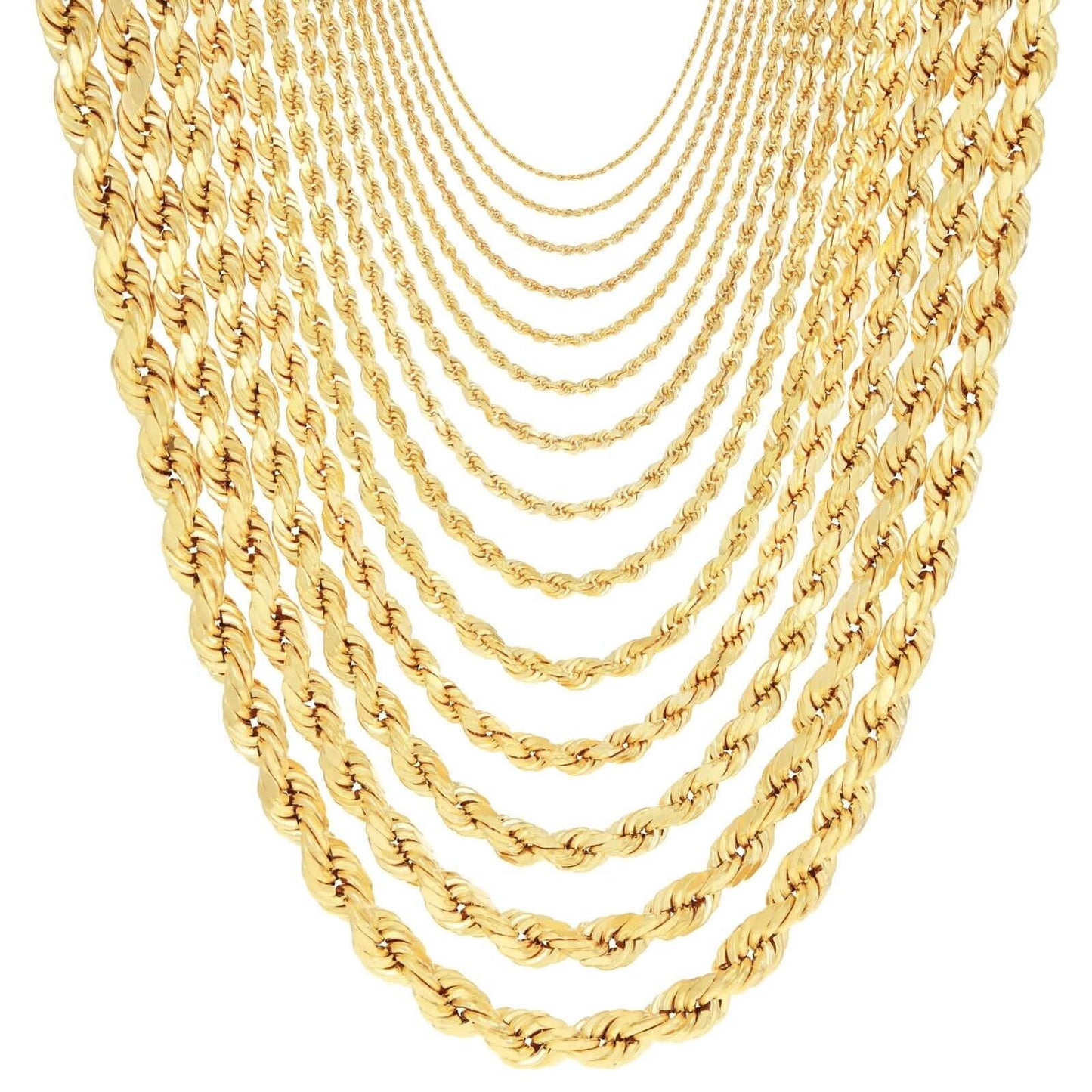 Rope Chain in Yellow Gold - 3mm DailySale