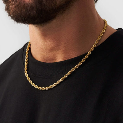 Rope Chain in Yellow Gold - 4mm DailySale