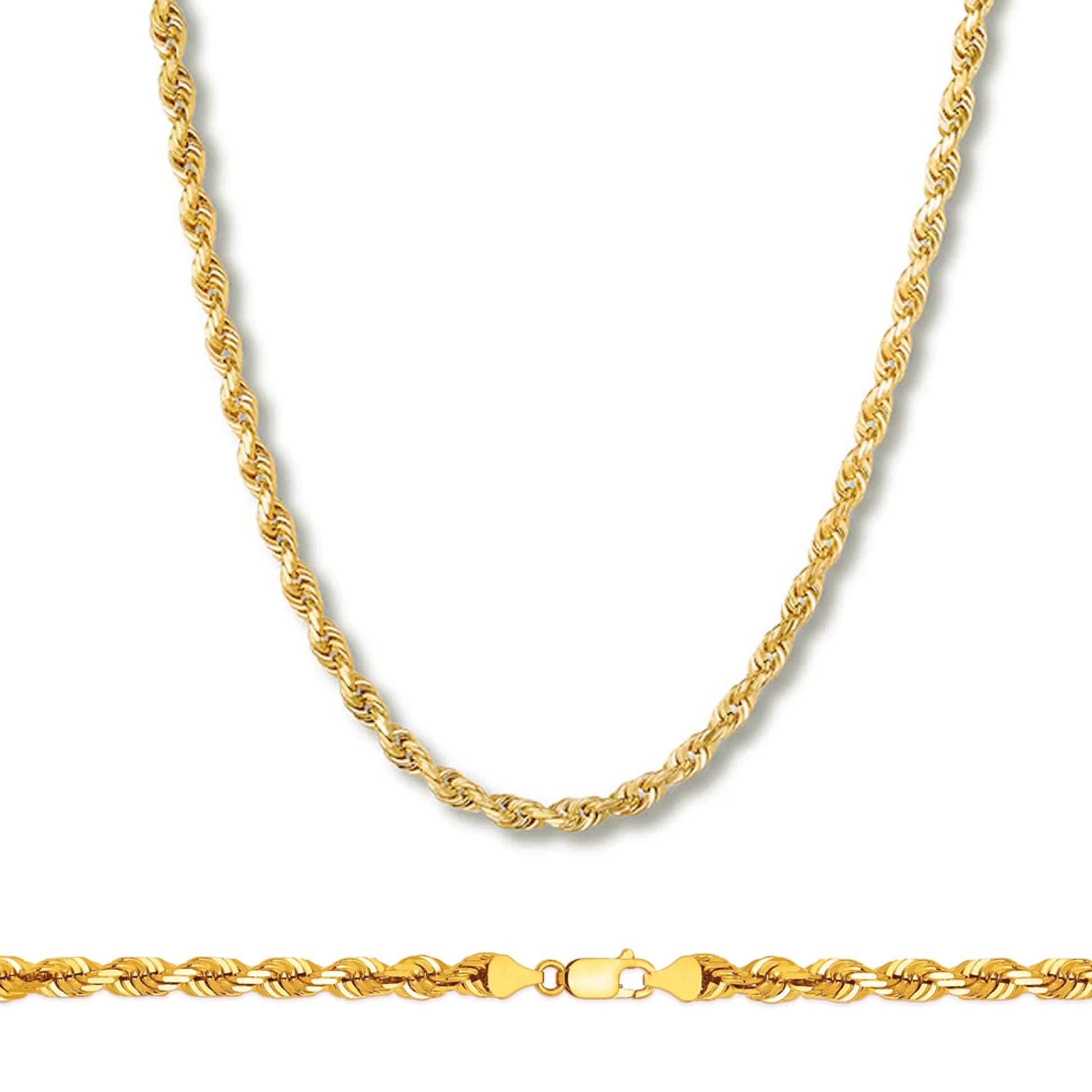 Rope Chain in Yellow Gold - 4mm DailySale