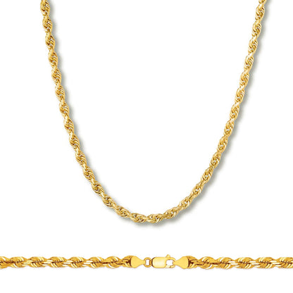 Rope Chain in Yellow Gold - 4mm DailySale