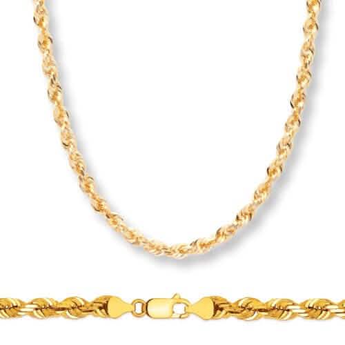 Rope Chain in Yellow Gold - 5mm DailySale
