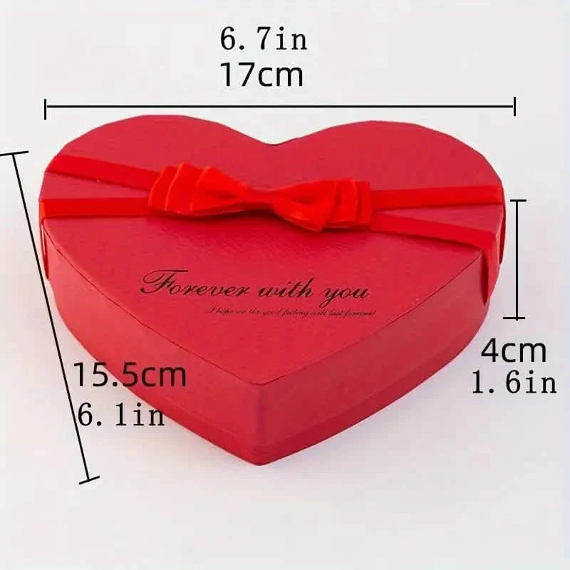 Rose-Shaped Soap Gift Box With Heart-Shaped Artificial Roses DailySale