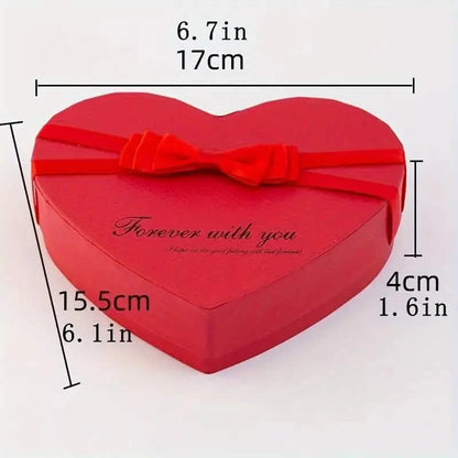 Rose-Shaped Soap Gift Box With Heart-Shaped Artificial Roses DailySale