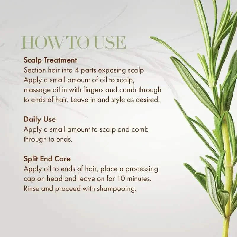Rosemary Essential Oil for Hair Care, Scalp Massage, Skin Care and Aromatherapy DailySale
