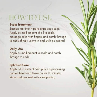 Rosemary Essential Oil for Hair Care, Scalp Massage, Skin Care and Aromatherapy DailySale