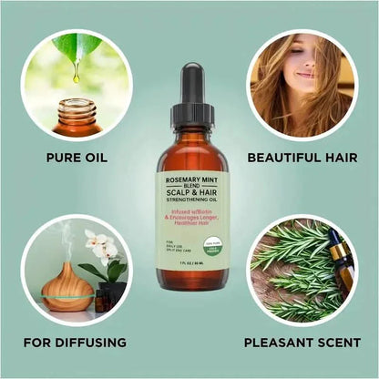 Rosemary Essential Oil for Hair Care, Scalp Massage, Skin Care and Aromatherapy DailySale