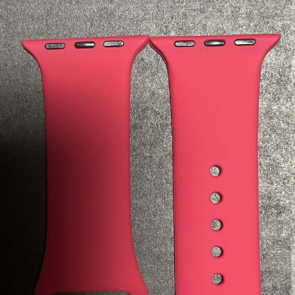 Rose Red Silicone strap - Wristwatchstraps.co