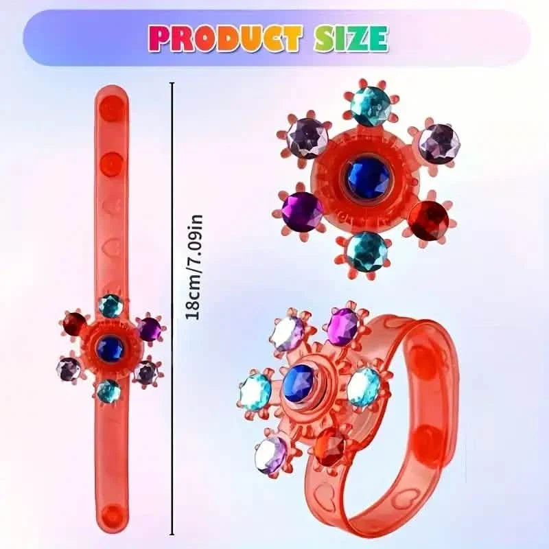 6-Pack: Rotary Gyro Watch Bracelet Toy for Kids DailySale