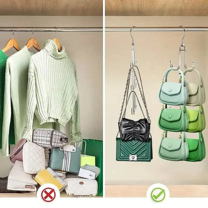 Rotatable Metal Purse Hanger Organizer DailySale
