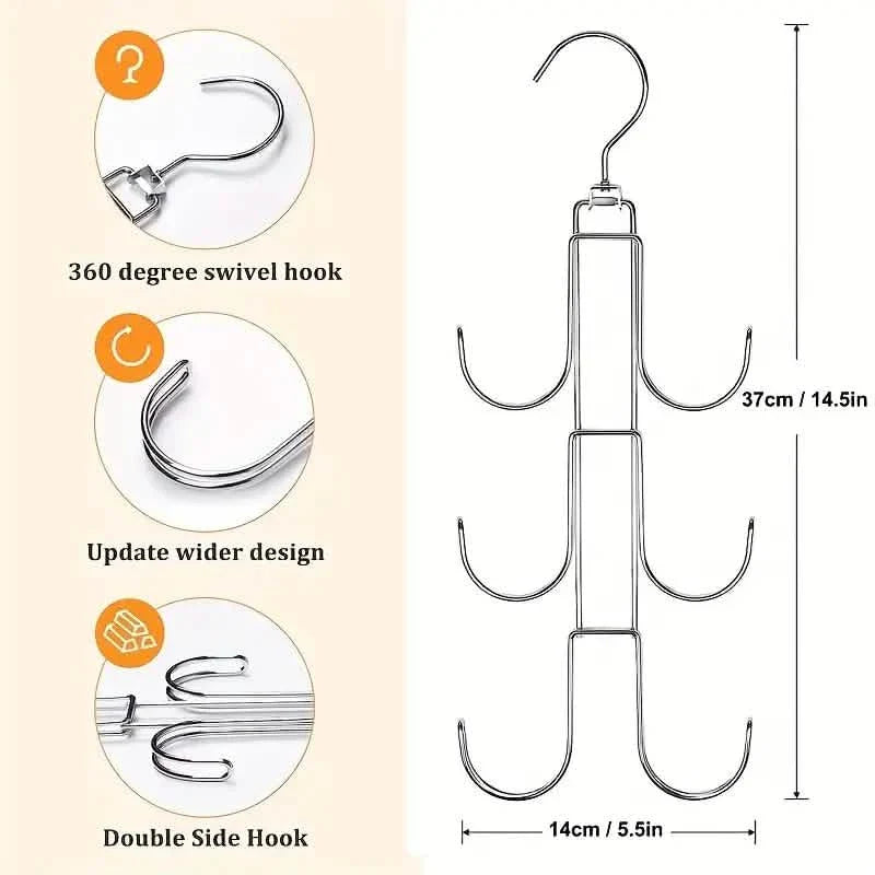Rotatable Metal Purse Hanger Organizer DailySale
