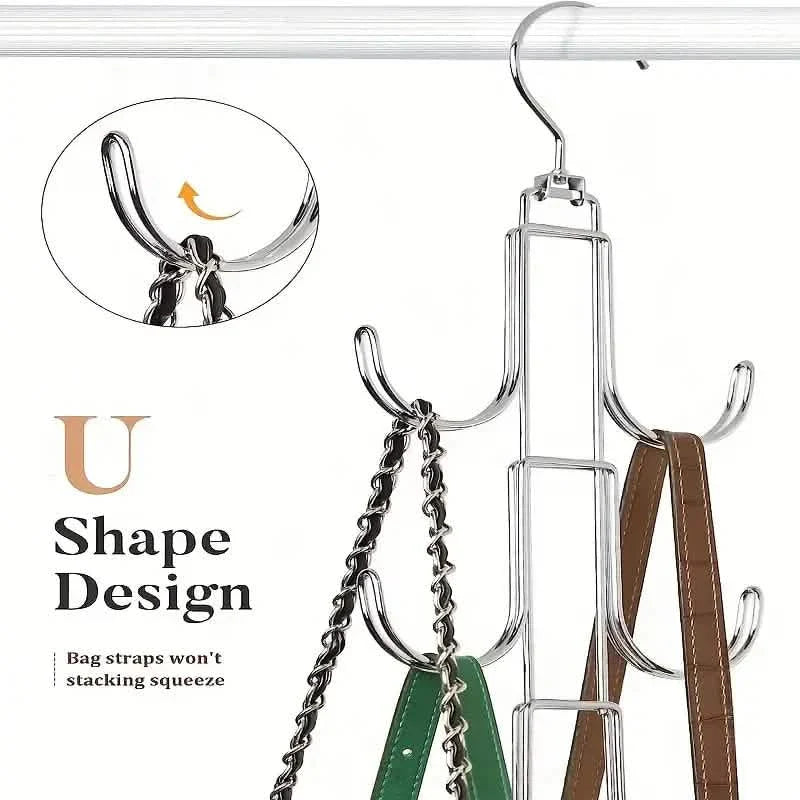 Rotatable Metal Purse Hanger Organizer DailySale