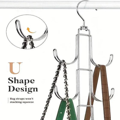 Rotatable Metal Purse Hanger Organizer DailySale