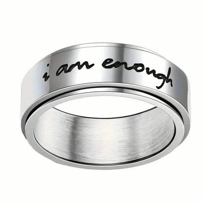 Rotatable Stainless Steel Anxiety Ring DailySale