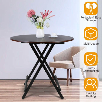 Round High Top Folding Table DailySale