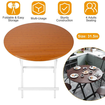 Round High Top Folding Table DailySale