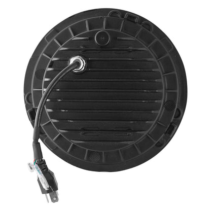 Round LED Headlight Halo Angel Eyes for Jeep Wrangler DailySale