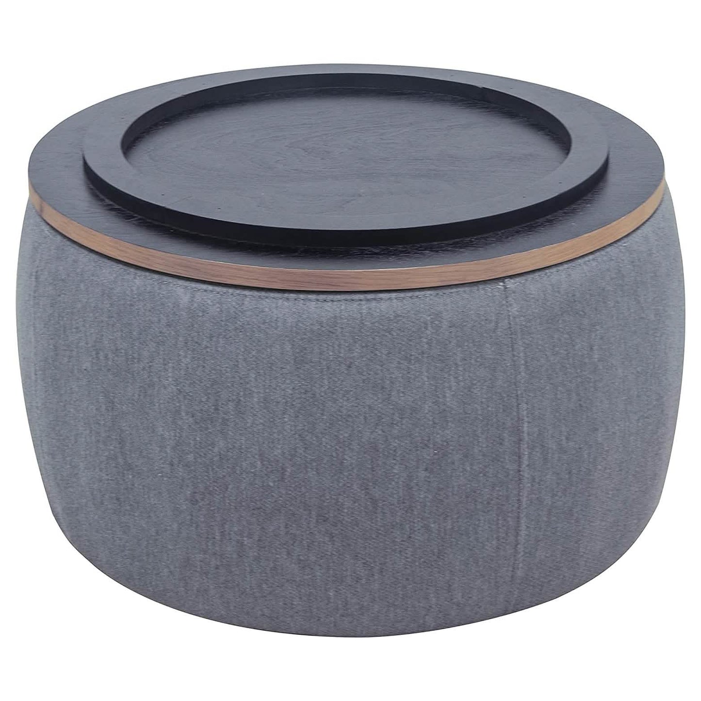 Round Storage Ottoman Coffee Table DailySale
