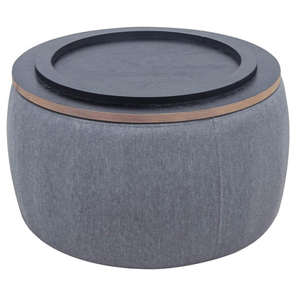 Round Storage Ottoman Coffee Table DailySale