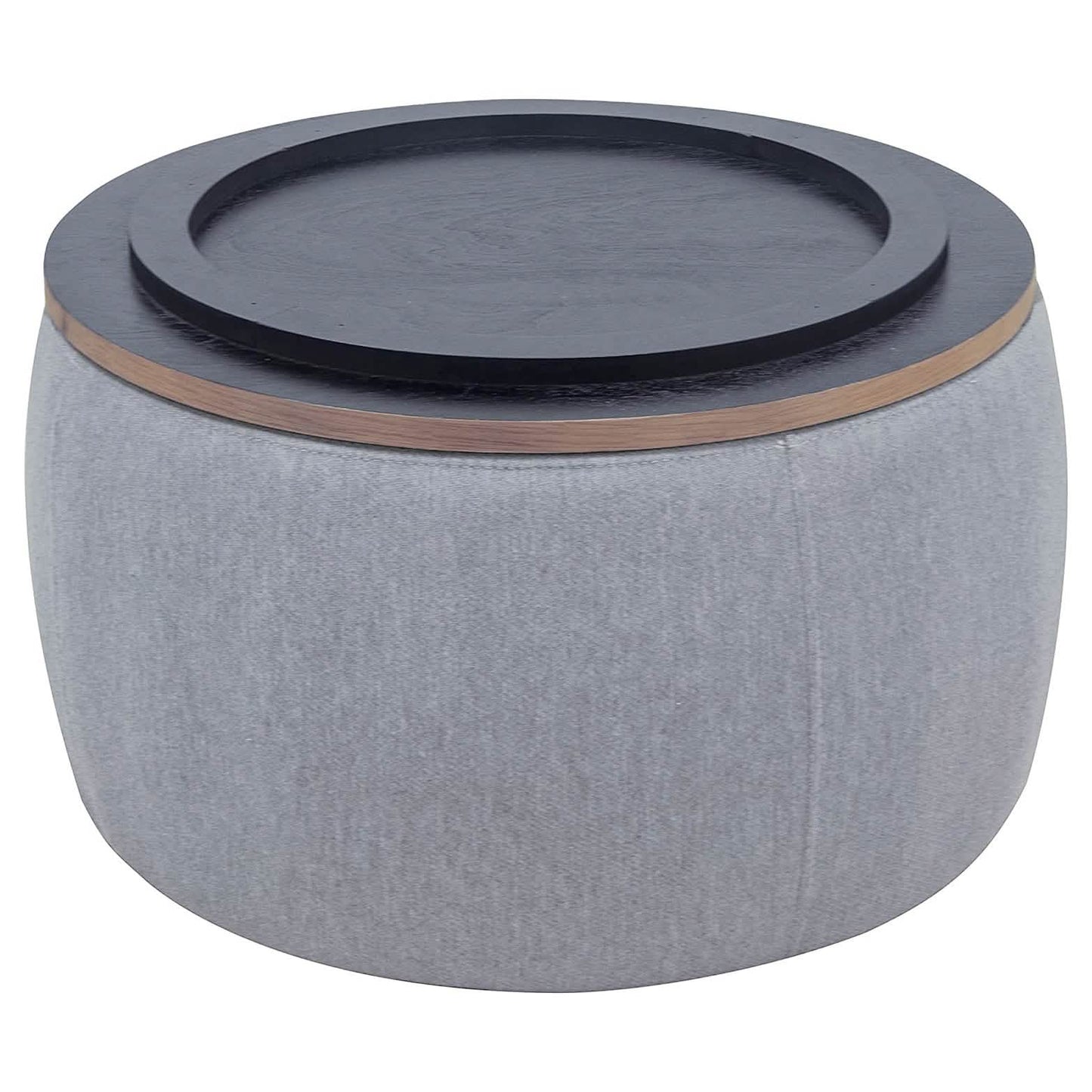 Round Storage Ottoman Coffee Table DailySale