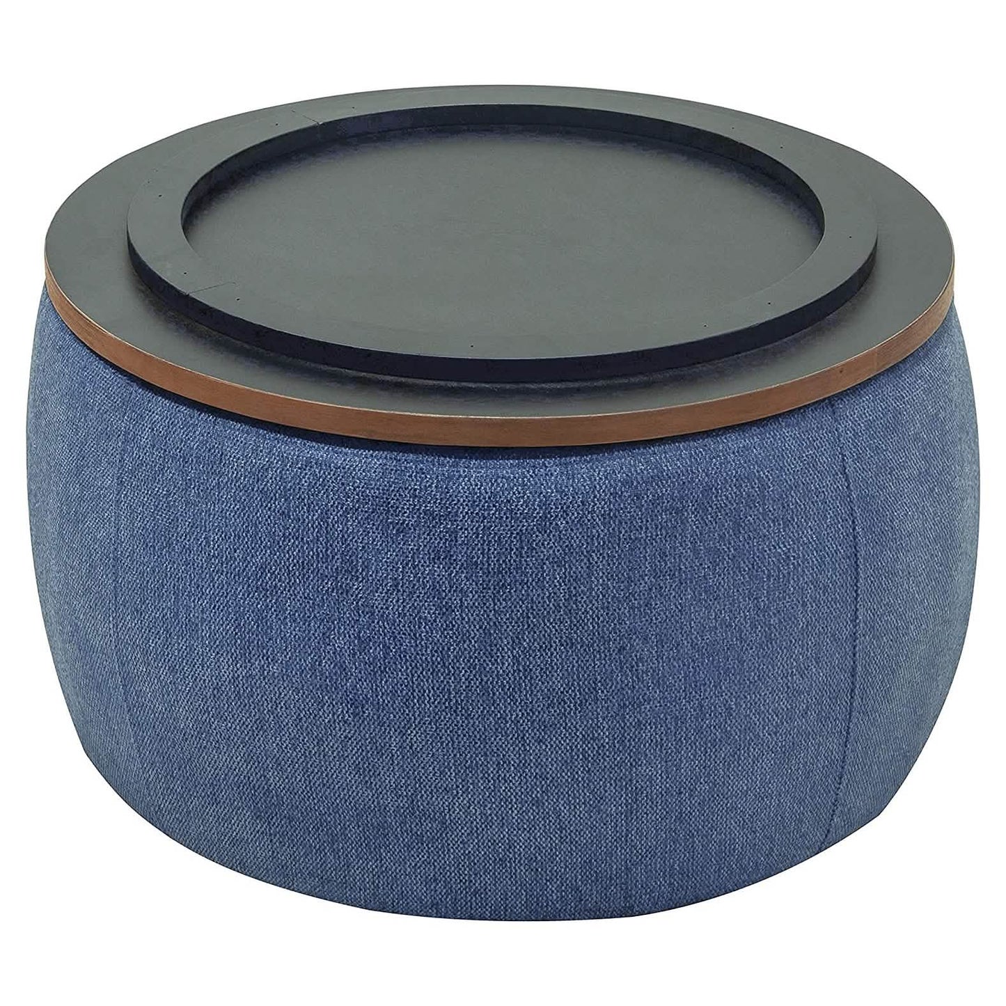 Round Storage Ottoman Coffee Table DailySale