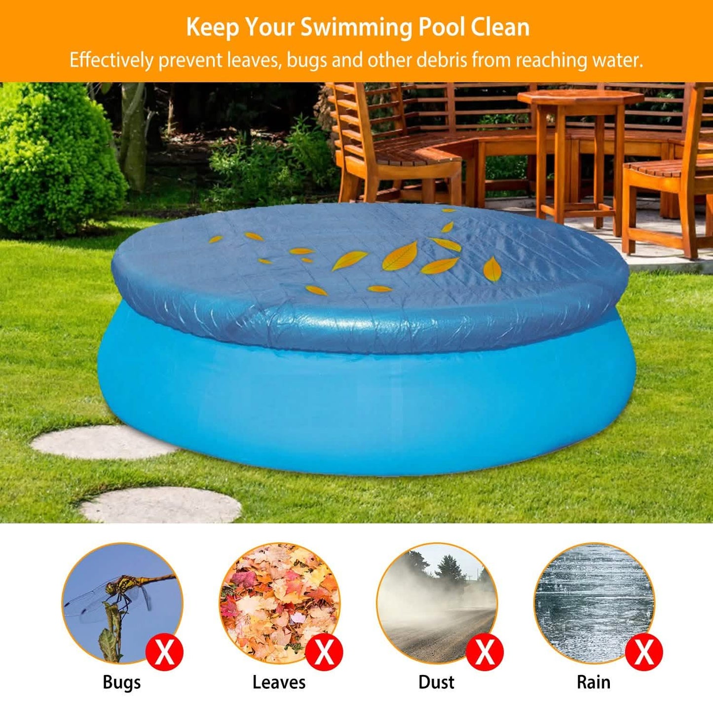 Round Swimming Pool Cover DailySale