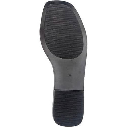 Roxoni Women's Ruched Fabric Slide Sandals Open Toe Flat Sandals with Heel Cushion DailySale