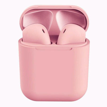 Rubber Matte Wireless Earbuds and Charging Case DailySale