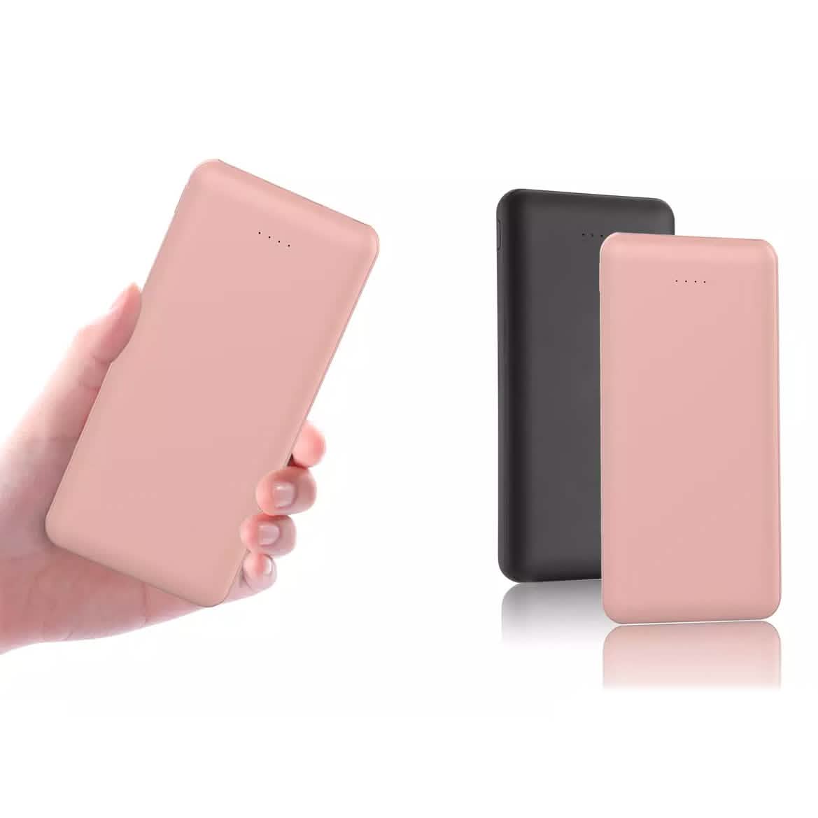 Rubberized Power Bank 12,000mAh LED Dual-USB DailySale