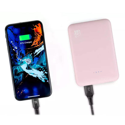 Rubberized Power Bank 12,000mAh LED Dual-USB DailySale