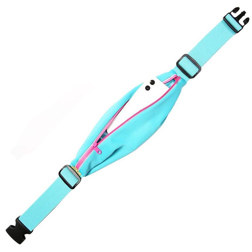Running Belt Adjustable Waist Pack and Phone Holder with Reflective Zipper DailySale