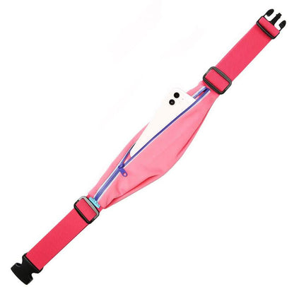Running Belt Adjustable Waist Pack and Phone Holder with Reflective Zipper DailySale