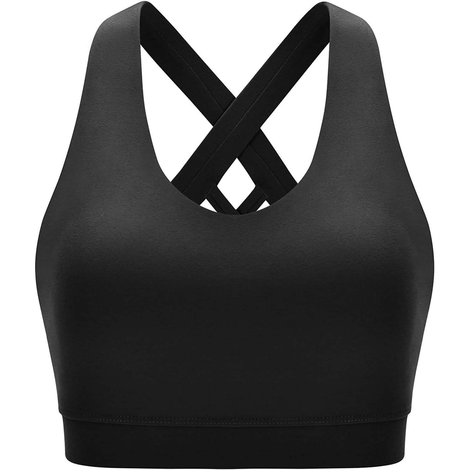 RUNNING GIRL Criss-Cross Back Padded Strappy Sports Bra DailySale