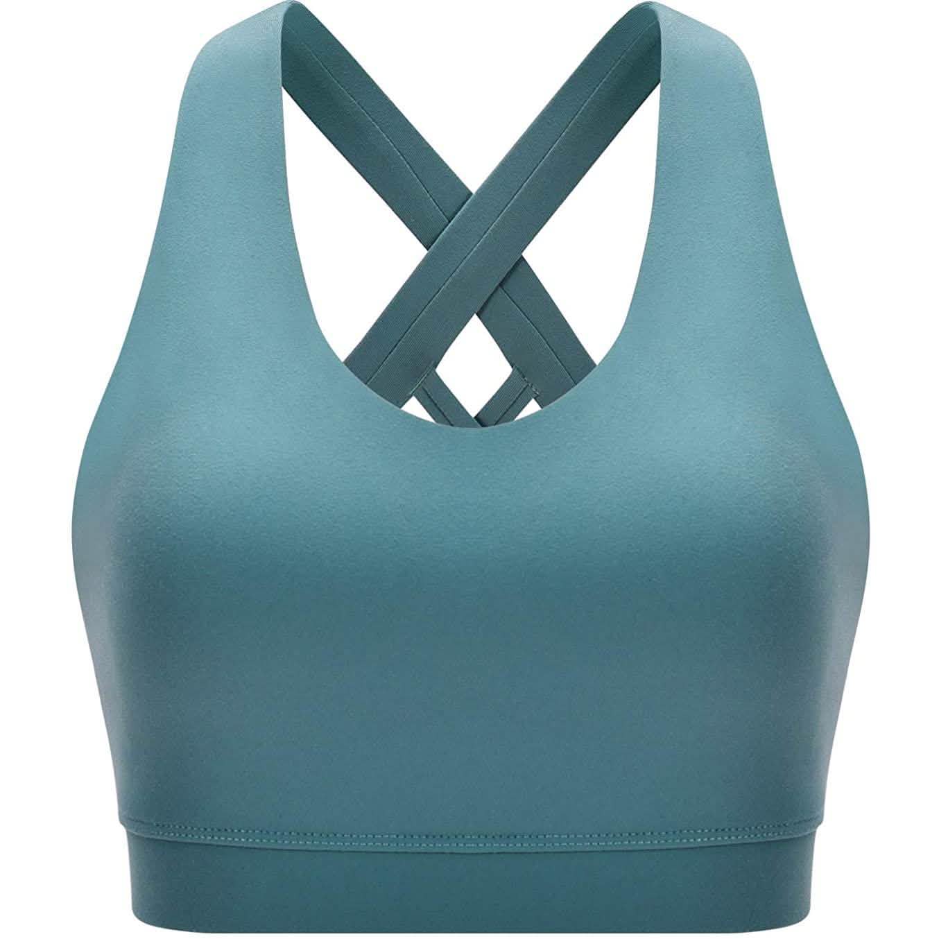 RUNNING GIRL Criss-Cross Back Padded Strappy Sports Bra DailySale