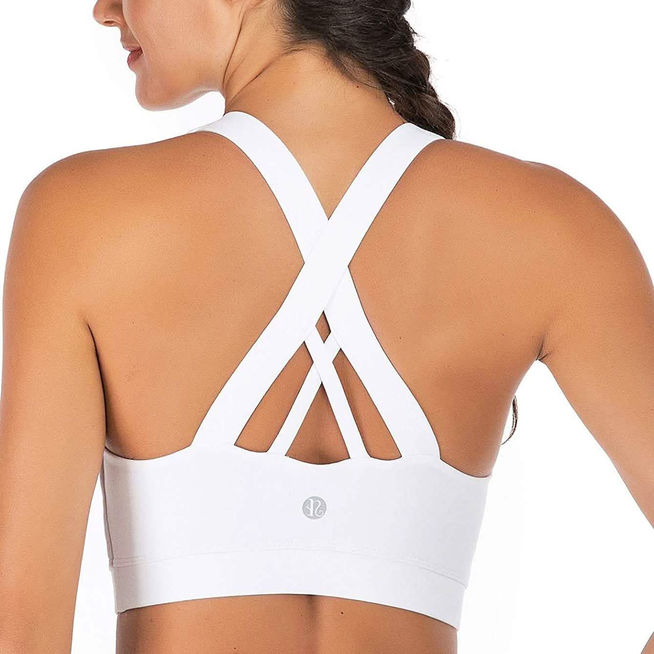 RUNNING GIRL Criss-Cross Back Padded Strappy Sports Bra DailySale