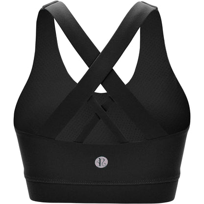 RUNNING GIRL Criss-Cross Back Padded Strappy Sports Bra DailySale