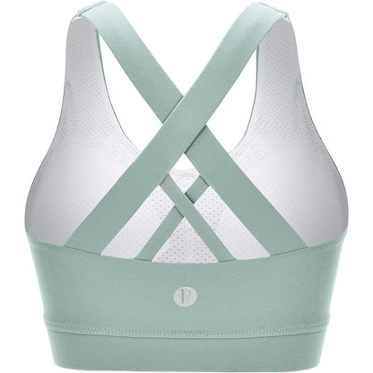 RUNNING GIRL Criss-Cross Back Padded Strappy Sports Bra DailySale