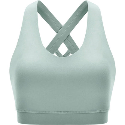 RUNNING GIRL Criss-Cross Back Padded Strappy Sports Bra DailySale