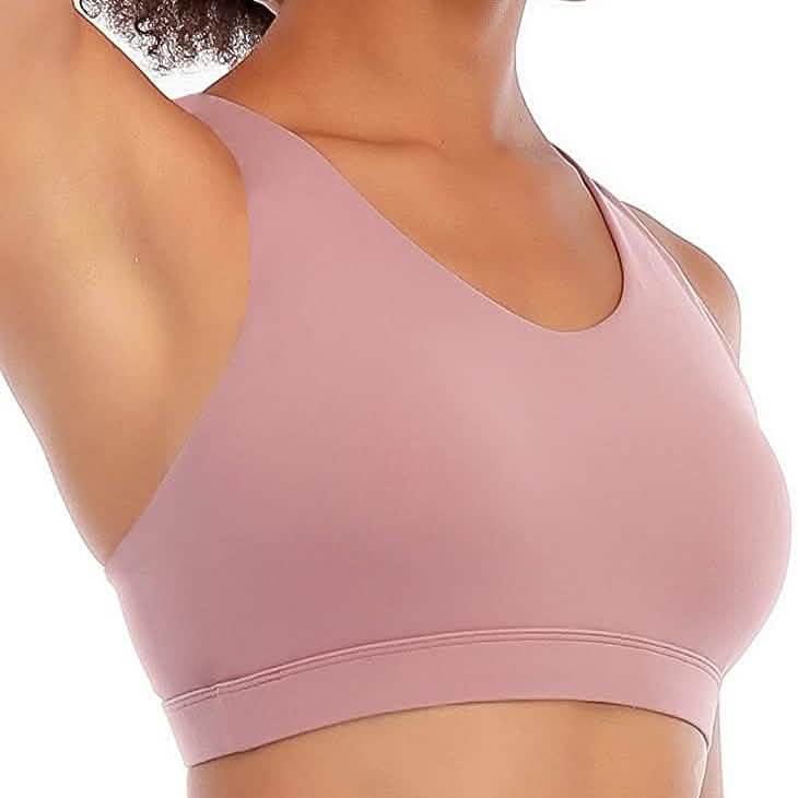 RUNNING GIRL Criss-Cross Back Padded Strappy Sports Bra DailySale