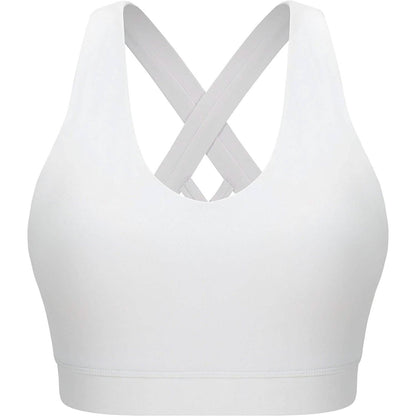 RUNNING GIRL Criss-Cross Back Padded Strappy Sports Bra DailySale