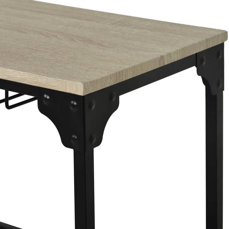 Rustic 40 Bottles Metal Floor Free Standing Wine Rack Table DailySale