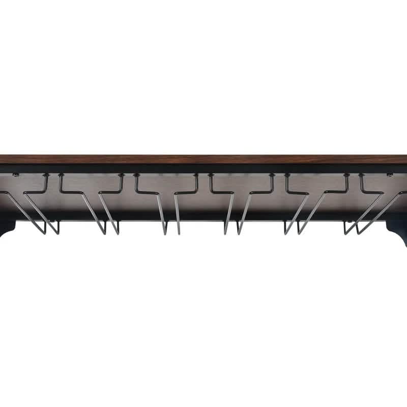 Rustic 40 Bottles Metal Floor Free Standing Wine Rack Table DailySale