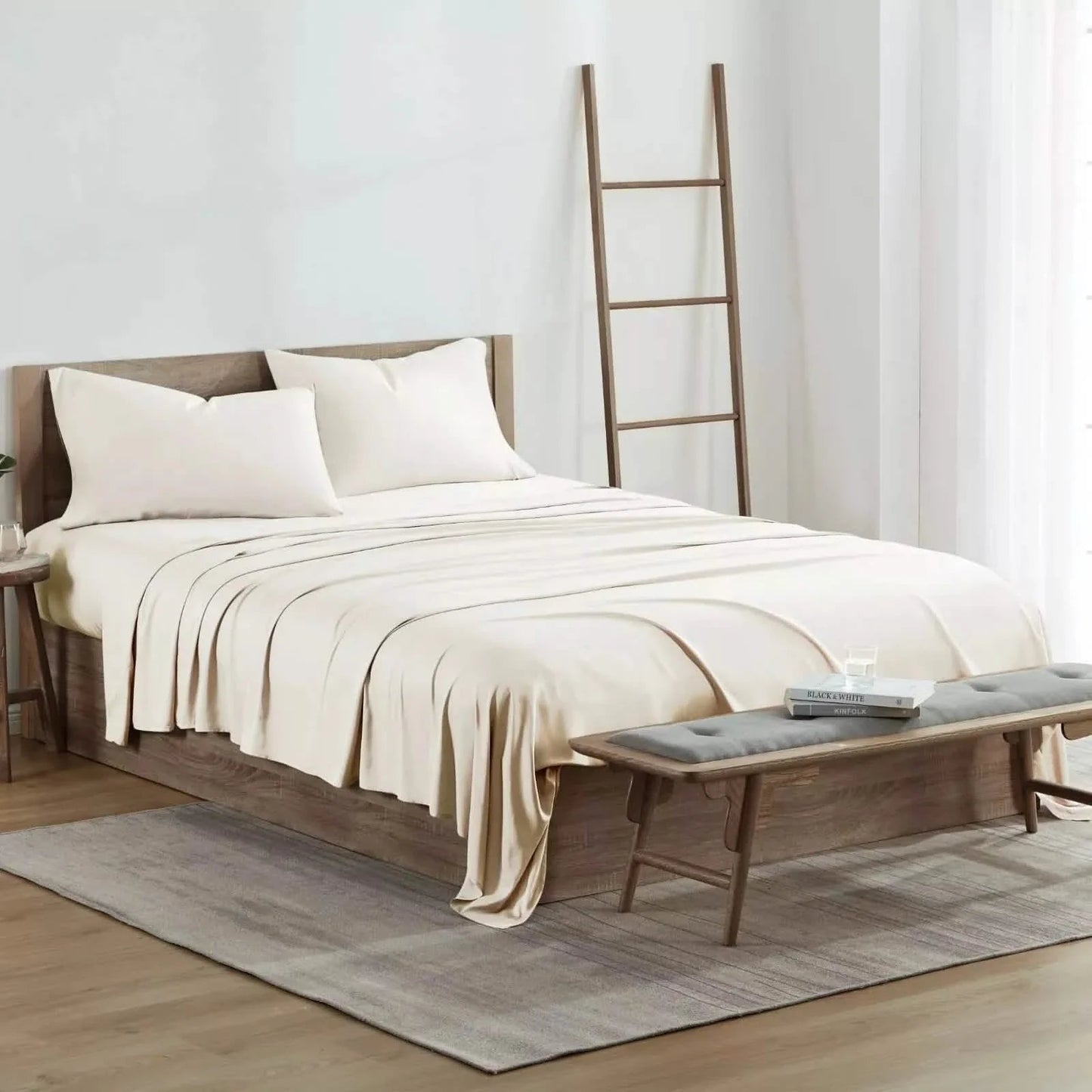 4-Piece Set: Kathy Ireland 300 Thread Count 100% Bamboo Sheet Set DailySale