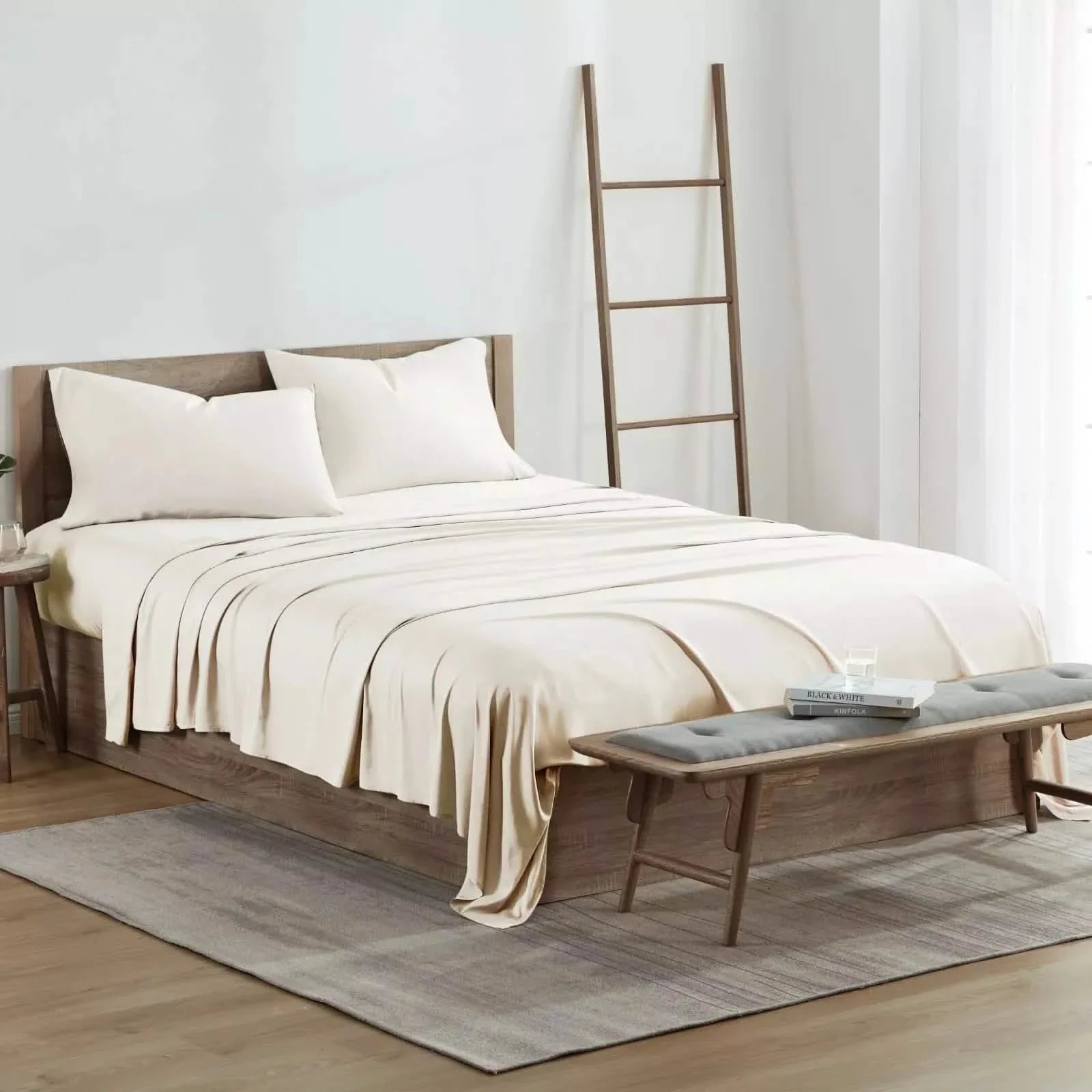 4-Piece Set: Kathy Ireland 300 Thread Count 100% Bamboo Sheet Set DailySale