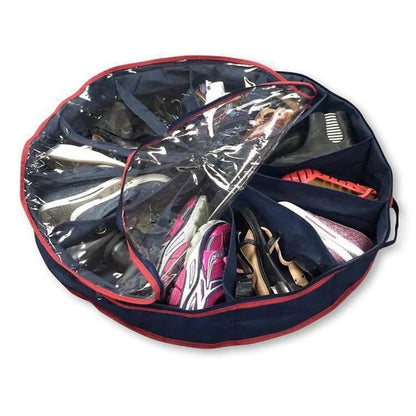 12-Compartment Round Shoe Organizer DailySale