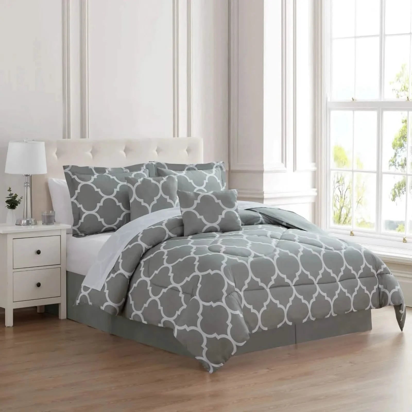 6-Piece Set: Kathy Ireland Trellis Oversized Comforter Set DailySale