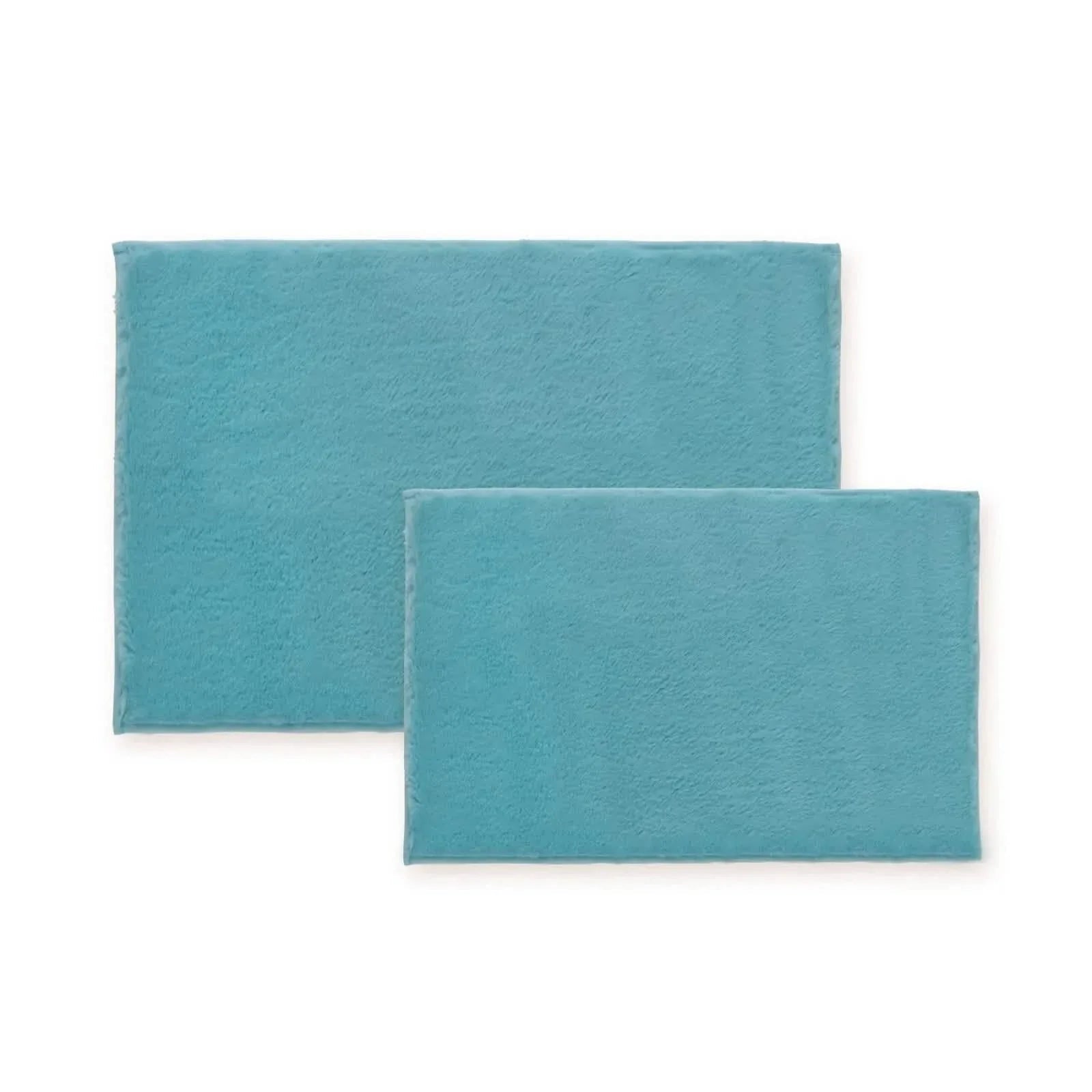 2-Piece Set: Bibb Home 2 Piece Faux Fur Plush Bath Mat Set DailySale