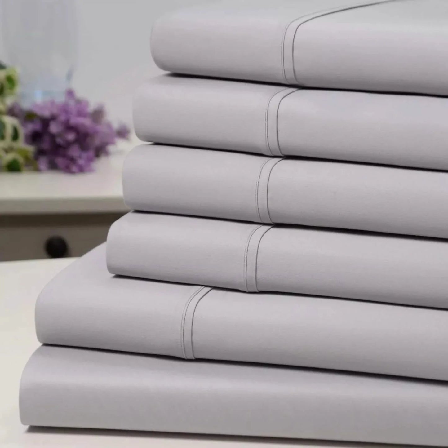 6-Piece Set: Kathy Ireland 1500 Thread Count Bamboo Cotton Sheet Set DailySale