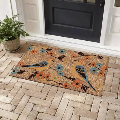Bibb Home Coir Outdoor Printed Door Mat DailySale